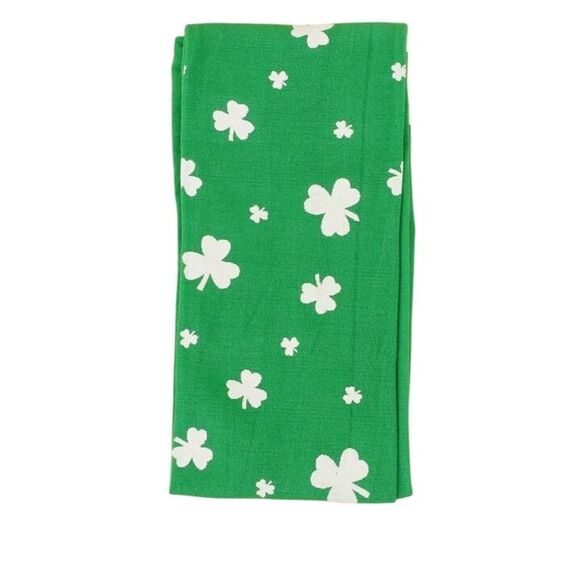 Four Leaf Clover Green Knee Socks - Picture 2 of 4